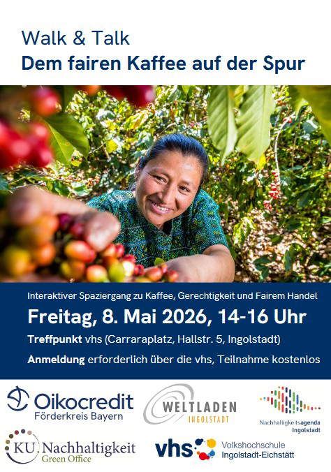 Interaktiver Spaziergang zu Kaffee, Gerechtigkeit und Fairem Handel Freitag, 8. Mai 2026, 14-16 Uhr